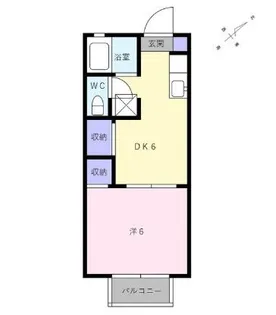 ハウスメイトB【2階】の間取り