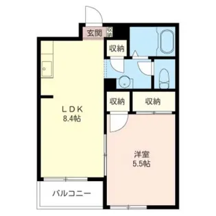 パームトピア【2階】の間取り