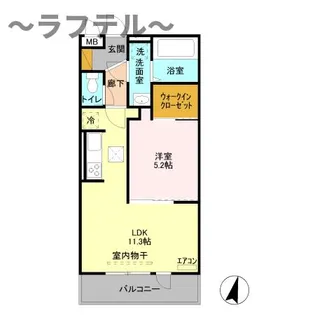 M&S KOWA II【1階】の間取り