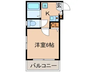 フロンティア鶴見【1階】の間取り