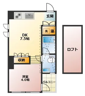 M SQUARE【2階】の間取り