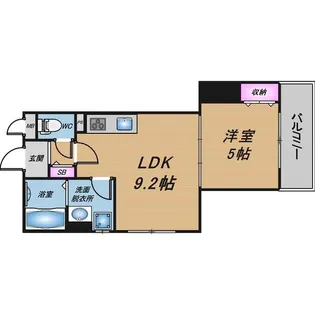 クリエオーレ横堤【2階】の間取り