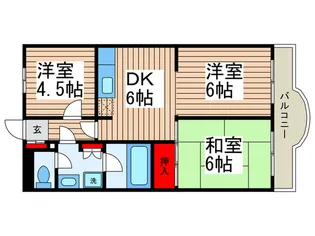 セゾン・ド・ヴァンベール【3階】の間取り