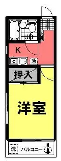 シェルコーポ【2階】の間取り