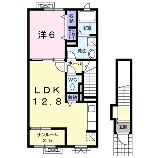 クオーレ A【2階】の間取り