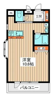 プリンスビル【4階】の間取り