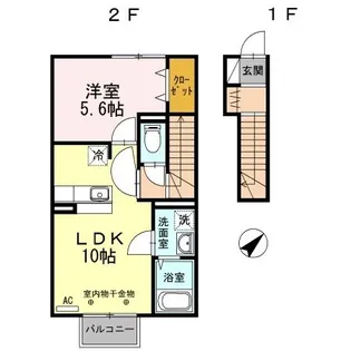 グラン・シャリオ【2階】の間取り