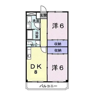 ローレルマンション【2階】の間取り