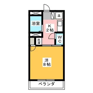 第3クリスタル【2階】の間取り