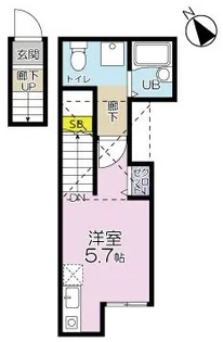 アビターレ根津【2階】の間取り