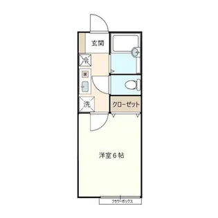 コーポカトレア【1階】の間取り