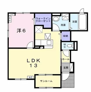 ポルテ【1階】の間取り
