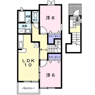 サンシャイン エム B【2階】の間取り