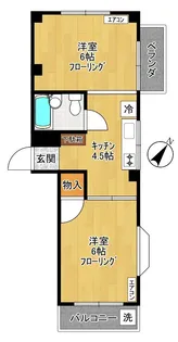 グリーンハイツ黒川【2階】の間取り