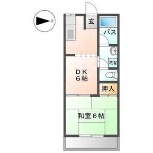 リバーシティ安井【1階】の間取り