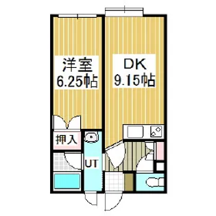 APゴールデン【2階】の間取り