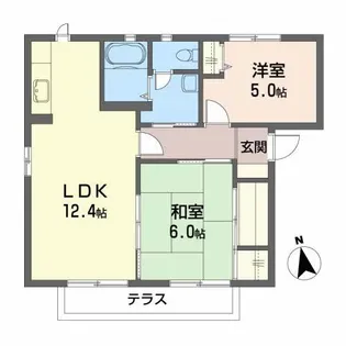 バリスサイト【1階】の間取り