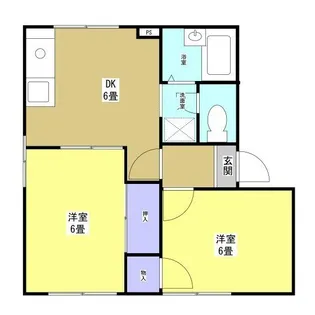 カーサ・ヴェルデ【2階】の間取り