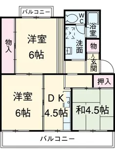 第2丸博ビル【4階】の間取り