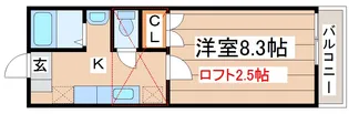 ロングラン台原【1階】の間取り