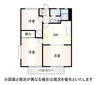 グレイスガーデンE棟【2階】の間取り
