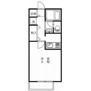 陽だまりハイツ2000 B【2階】の間取り