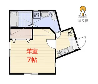ビックオレンジ横浜西谷B棟【2階】の間取り