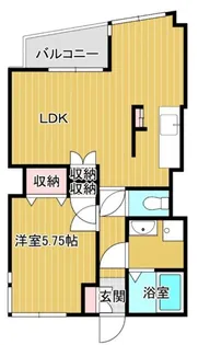 リバティープラザ柏町【5階】の間取り