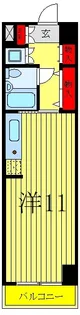 グリーンフォレスト板橋【6階】の間取り