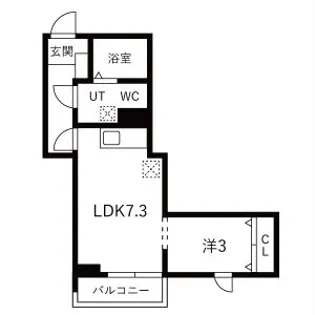 メリディアン多賀城新田【2階】の間取り