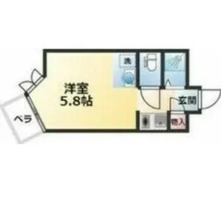 プレスイン六番南【5階】の間取り