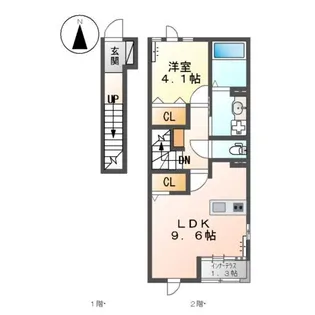 プルミエール【2階】の間取り
