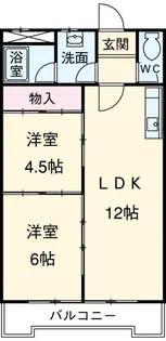 クリエイティブ第1富士【2階】の間取り