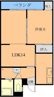 神宮司ハイツ【1階】の間取り