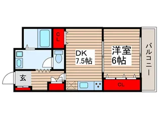 メイプル森戸2【3階】の間取り