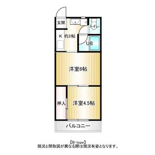 コーポ千里【1階】の間取り
