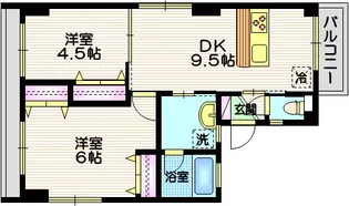 Town Hills 尾山台【3階】の間取り
