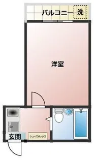 KOSMY岡山【3階】の間取り