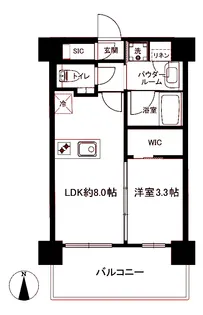 ヴァースクレイシアIDZたまプラーザ【7階】の間取り