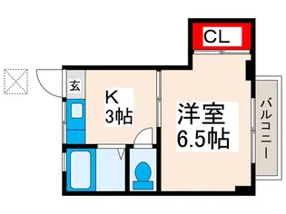 松本コーポ【2階】の間取り