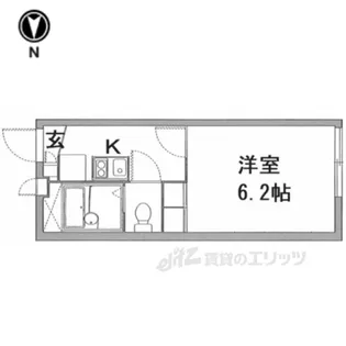 レオパレスグレイス1【2階】の間取り