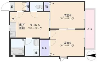 アイリット B棟【1階】の間取り