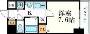 プレサンス名古屋STATIONアライブ【2階】の間取り
