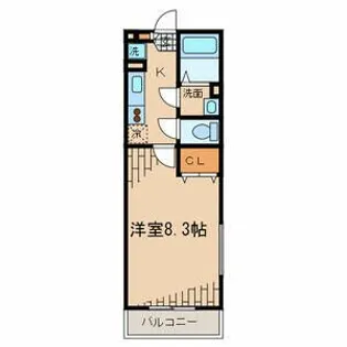グリーンパル【3階】の間取り