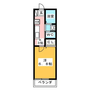 エフォート【1階】の間取り