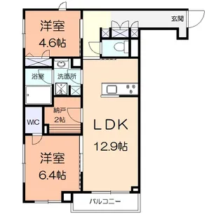 グリーンドエルII【2階】の間取り