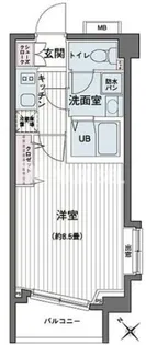 エコロジー都立大学レジデンス【5階】の間取り