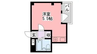 サンパレス21西宮上甲子園【3階】の間取り