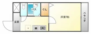 エルメゾン【3階】の間取り
