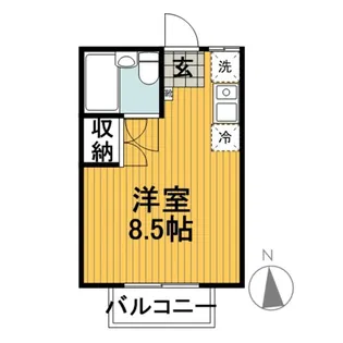 フローラルコーポ【2階】の間取り